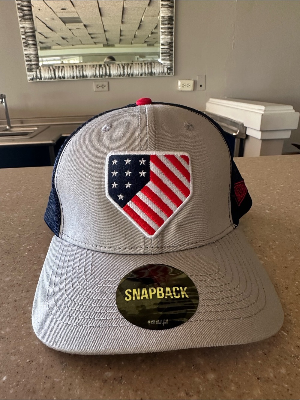 Baseballism American Flag SnapBack hat
